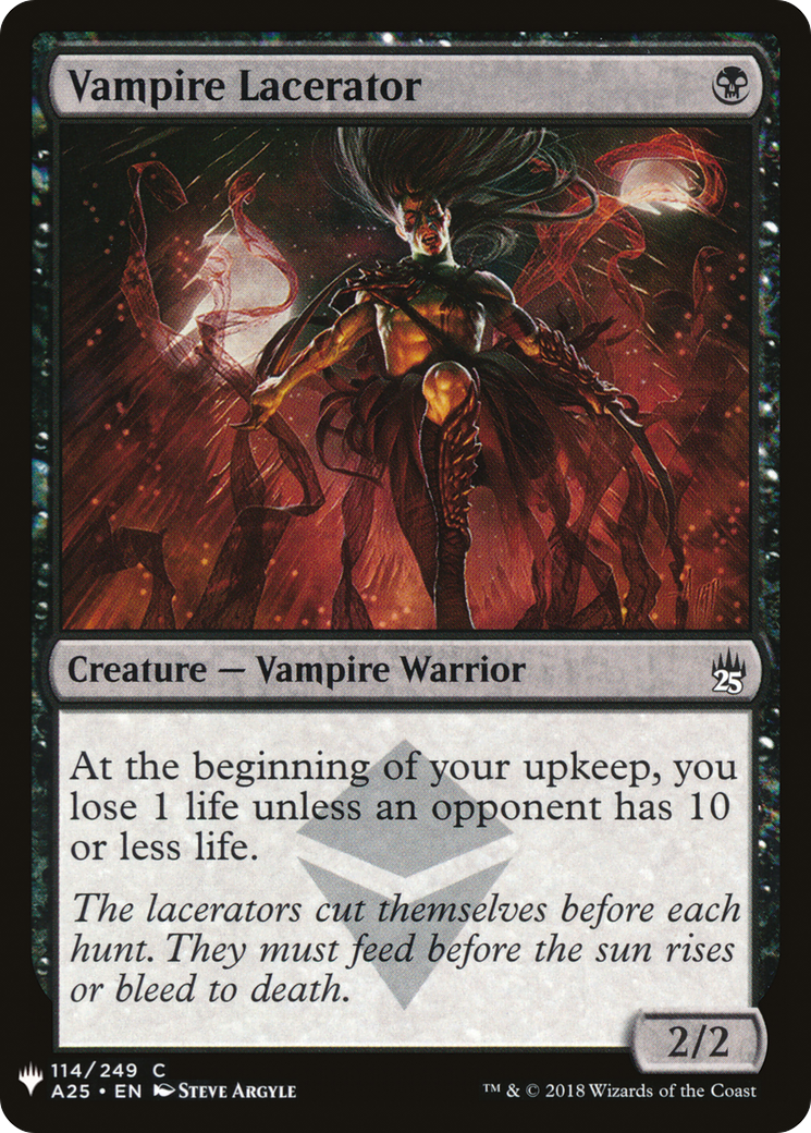 Vampire Lacerator (LIST-114) - The List
