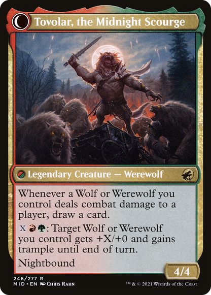 Tovolar, Dire Overlord (MID-246) - Innistrad: Midnight Hunt: (Double Faced Transform)
