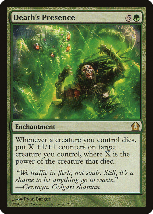 Death's Presence (RTR-121) - Return to Ravnica