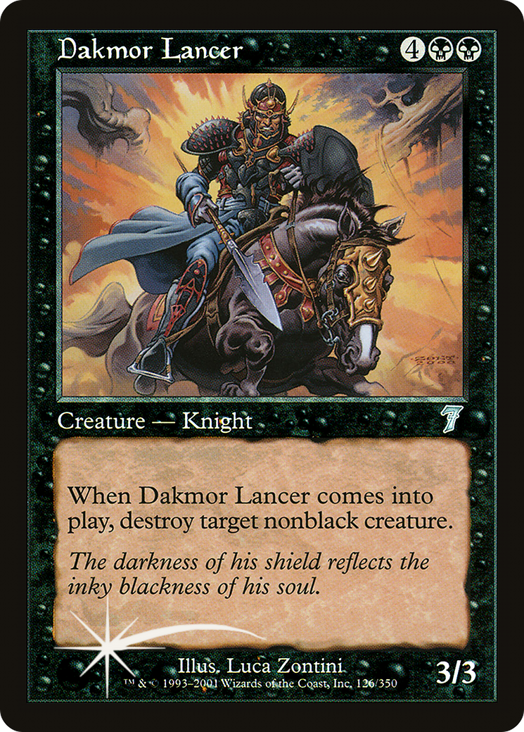 Dakmor Lancer (7ED-126★) - 7th Edition Foil