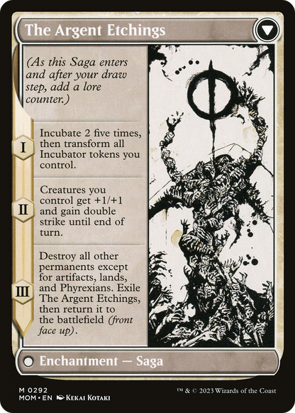 Elesh Norn (Showcase) (MOM-292) - March of the Machine: (Showcase) (Borderless) Foil