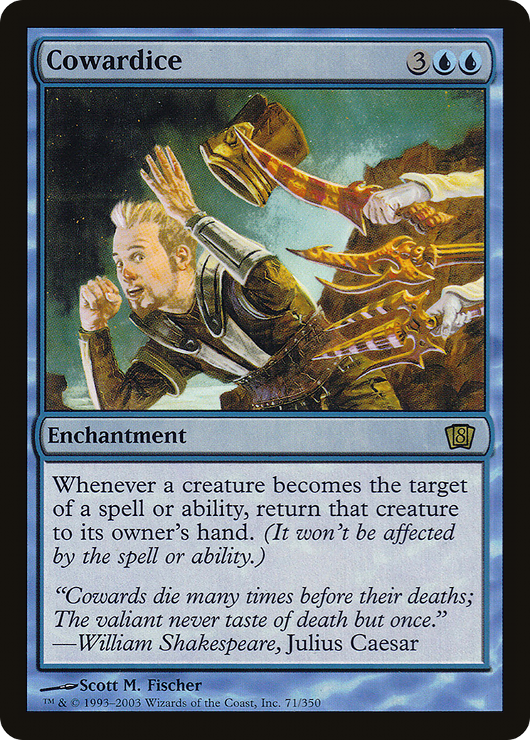 Cowardice (8ED-71★) - 8th Edition