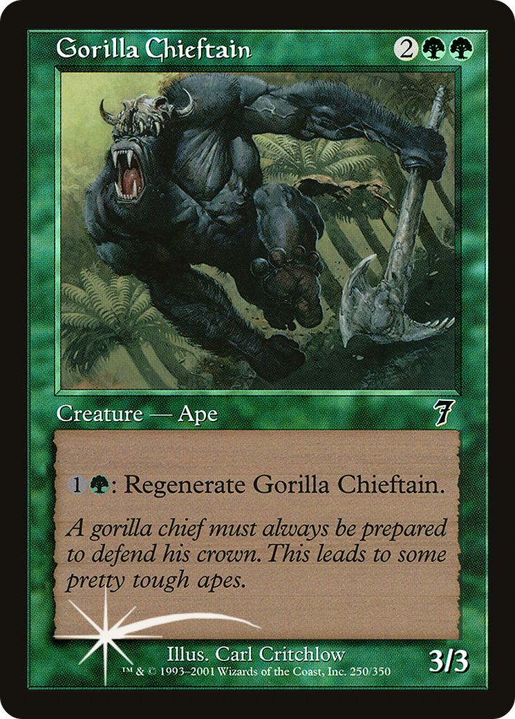 Gorilla Chieftain (7ED-250★) - 7th Edition