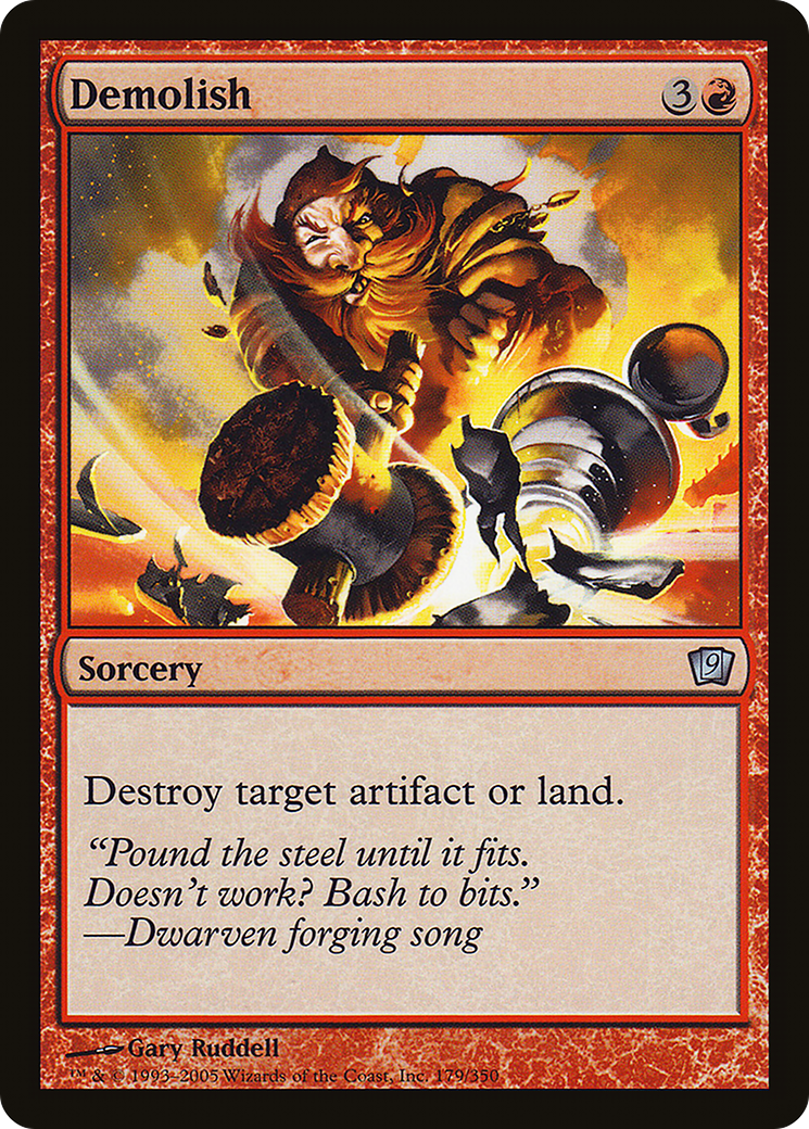 Demolish (9ED-179★) - 9th Edition Foil