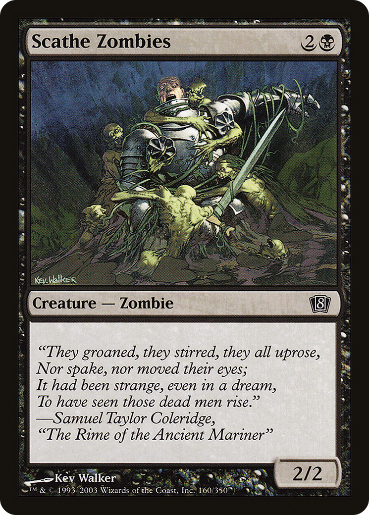 Scathe Zombies (8ED-160★) - 8th Edition Foil