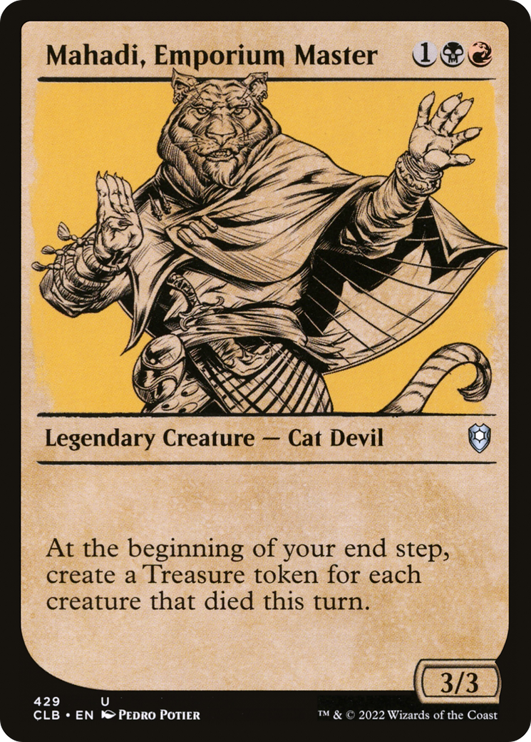 Mahadi, Emporium Master (Showcase) (CLB-429) - Commander Legends: Battle for Baldur's Gate: (Showcase)