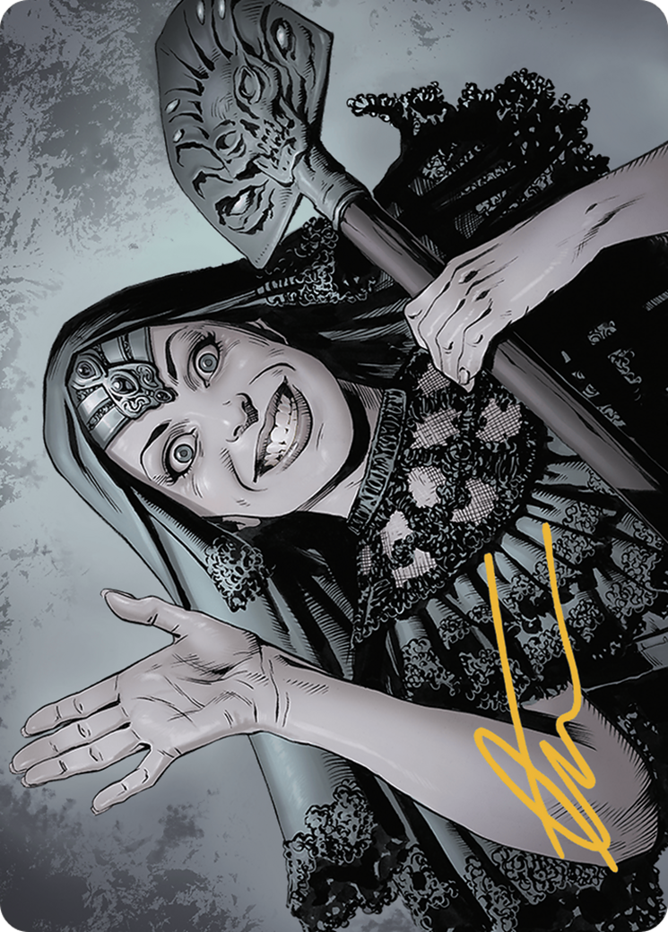 Gisa, the Hellraiser // Gisa, the Hellraiser (AOTJ-051) - Outlaws of Thunder Junction Art Series (Borderless) Foil