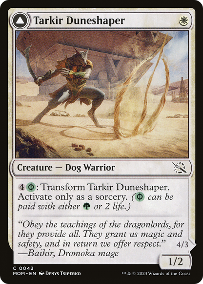 Tarkir Duneshaper (MOM-043) - March of the Machine Foil
