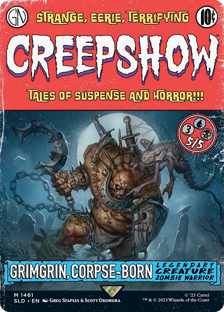 Grimgrin, Corpse-Born (SLD-1461) - Secret Lair Drop: (Full Art) (Borderless)