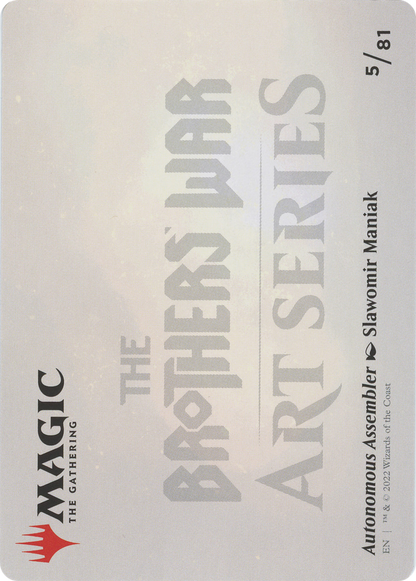 Autonomous Assembler // Autonomous Assembler (ABRO-005) - The Brothers' War Art Series (Borderless)