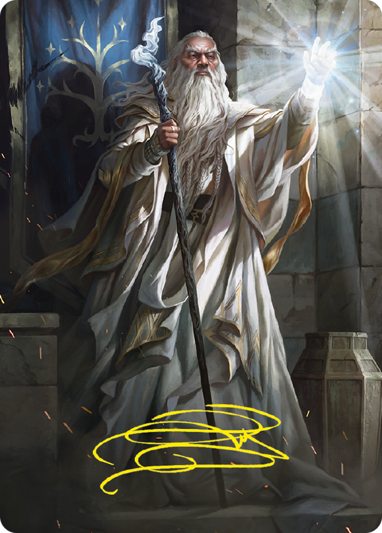 Gandalf the White // Gandalf the White (ASLTR-003) - Tales of Middle-earth Art Series (Borderless)