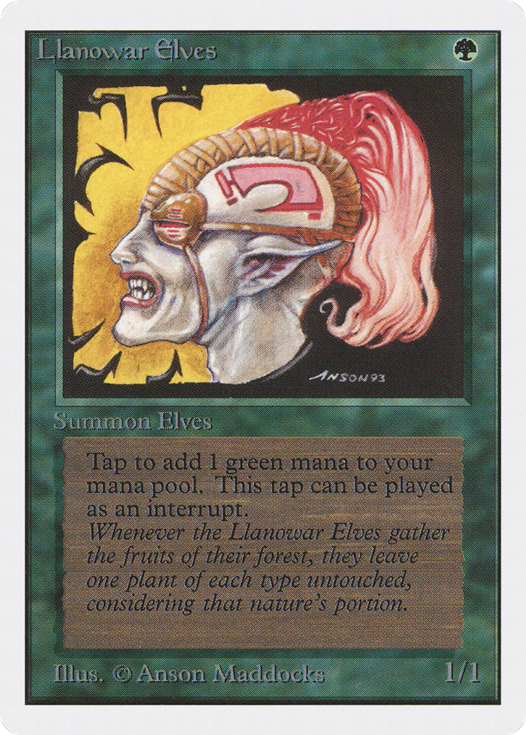 Llanowar Elves (2ED-) - Unlimited Edition