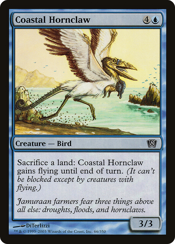 Coastal Hornclaw (8ED-66★) - 8th Edition Foil
