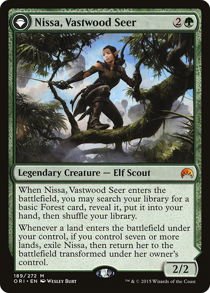 Nissa, Vastwood Seer (ORI-189) - Magic Origins: (originpwdfc)