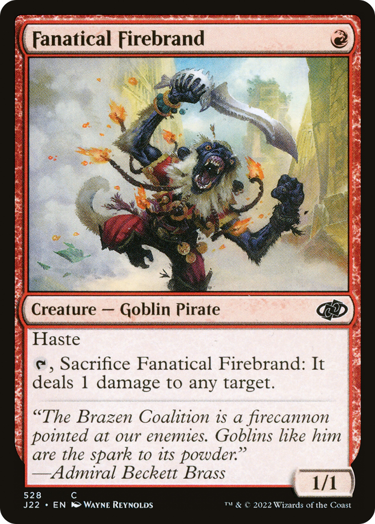 Fanatical Firebrand (J22-528) - Jumpstart 2022