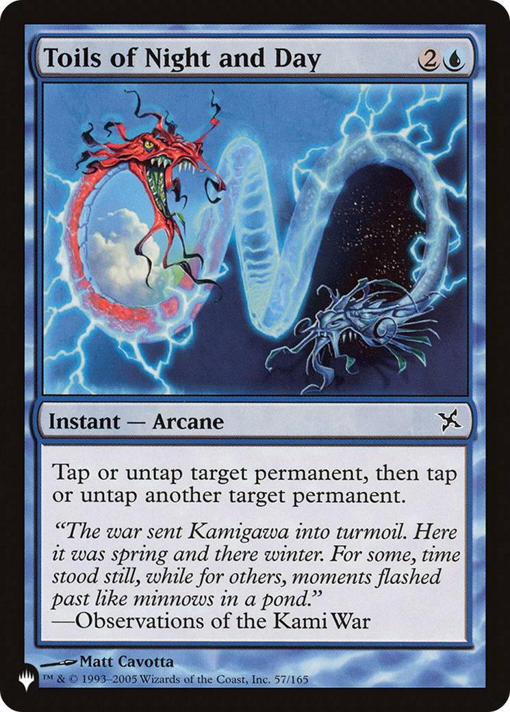 Toils of Night and Day (LIST-57/165) - The List
