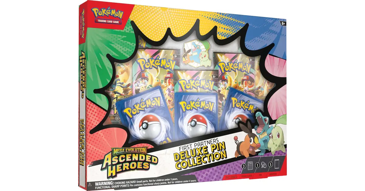 Ascended Heroes First Partners Deluxe Pin Collection Case